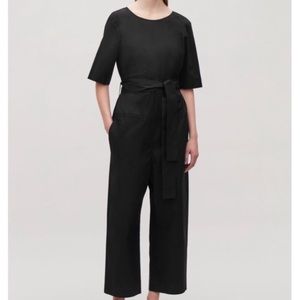 COS Poplin Jumpsuit Black